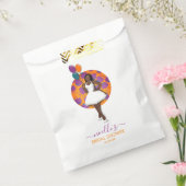 Schwarzes Brautparty Balloons & Blume Geschenktütchen (Versiegelt)