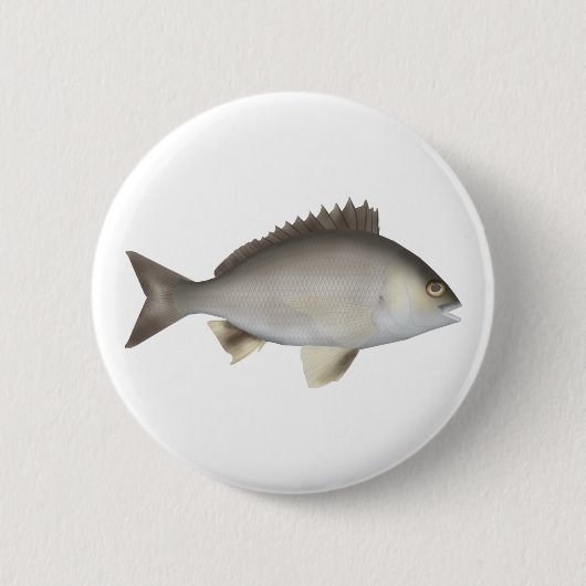 Schwarzes Bream Button (Vorderseite)