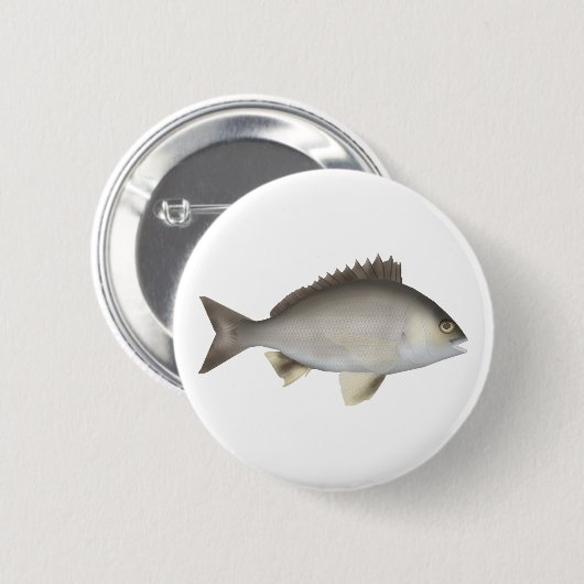 Schwarzes Bream Button (Vorne & Hinten)