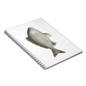 Schwarzes Bream Notizblock (Rechte Seite)