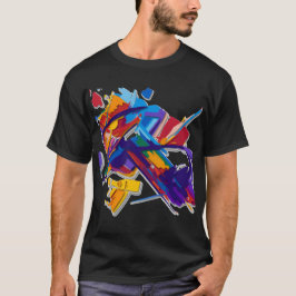 Schwarzes Bruch T-Shirt