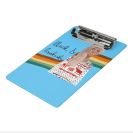 Schwarzes Buch Lover Kids Mini Klemmbrett