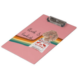 Schwarzes Buch Lover Kids, Teens Klemmbrett