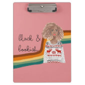 Schwarzes Buch Lover Kids, Teens Klemmbrett (Vorderseite)