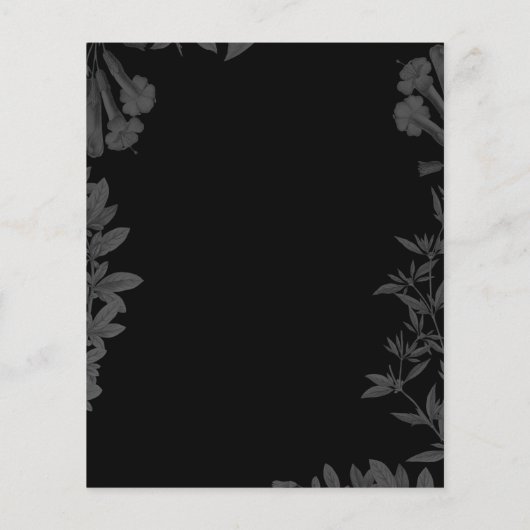 Schwarzes Budget Überraschung 90. Geburtstag Einla (Rückseite)