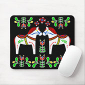 Schwarzes/buntes VolksDala Pferd/VolksAndalusian Mousepad (Mit Mouse)