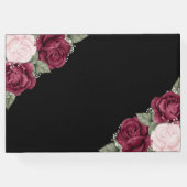 Schwarzes Burgund Rosa Bläsersatz Gedenkstätte Gästebuch (Rückseite)