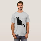 Schwarzes CAT T-Shirt (Vorne ganz)