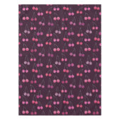 Schwarzes Cherry-Wasserfarbmuster Tischdecke (Vorderseite)