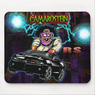 Schwarzes Chevy Camaro RS Mousepad