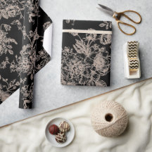 Schwarzes Chinoiserie-Geschenk