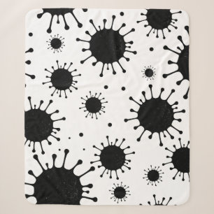 schwarzes Coronavirus Sherpadecke