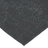 Schwarzes Cracking Kurzer Tischläufer (Ecke)