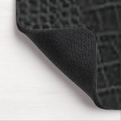 Schwarzes Croc mousepad (Ecke)
