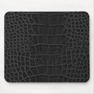 Schwarzes Croc mousepad