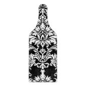 Schwarzes Damaskmuster Schneidebrett (Vorderseite)