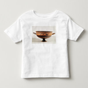Schwarzes dargestelltes kylix kleinkind t-shirt