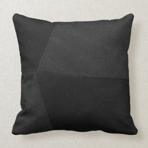 Schwarzes Denim Kissen