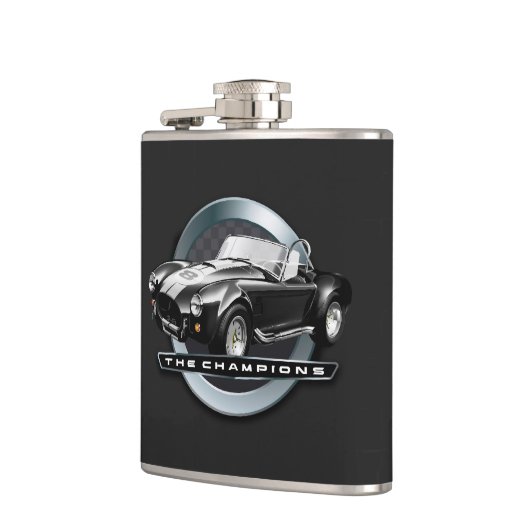 Schwarzes der Kobras 427 Flachmann (Links)