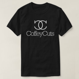 Schwarzes des Coffey Schnitt-T - Shirt-Entwurfs-1 T-Shirt