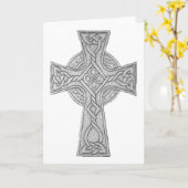 Schwarzes des keltischen Kreuz-3 Karte (Gelbe Blume)