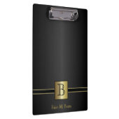 Schwarzes Design der Führungskraft Klemmbrett (Rechts)