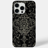 Schwarzes Design iPhone Case Tough (Rückseite)