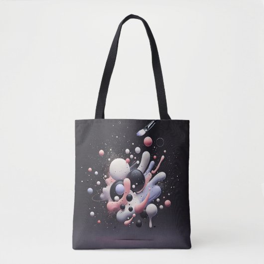 Schwarzes Design Tasche (Vorderseite)