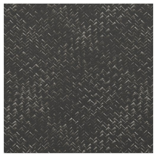 Schwarzes, diagonales Korbmuster Stoff (Nahaufnahme)