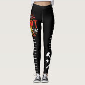 SCHWARZES die Leggings der (Vorderseite)