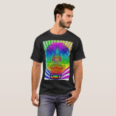 Schwarzes DMT-Chakra T-Shirt (Vorne ganz)