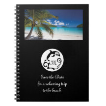 Schwarzes Dolphin-Silhouette-Monogramm-Foto