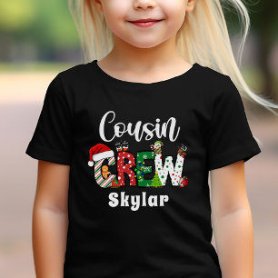 Schwarzes Doodle Cousin Crew Weihnachts Retro T-Sh T-Shirt