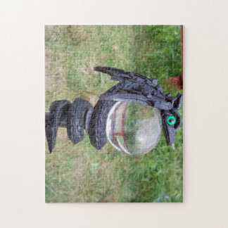 Schwarzes Drachekugelpuzzlespiel Puzzle