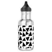 Schwarzes Dreieck Edelstahlflasche (Rechts)