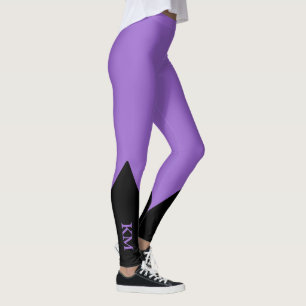 Schwarzes Dreieck Ursprünglich Amethyst Leggin Leggings