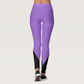 Schwarzes Dreieck | Ursprünglich | Amethyst Leggin Leggings (Rückseite)