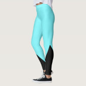 Schwarzes Dreieck | Ursprünglich | Elektrisch blau Leggings (Links)