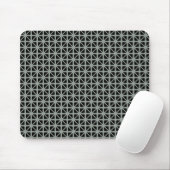 Schwarzes Dreiecksmuster Mousepad (Mit Mouse)