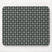 Schwarzes Dreiecksmuster Mousepad (Vorne)