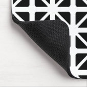Schwarzes Dreiecksmuster Mousepad (Ecke)