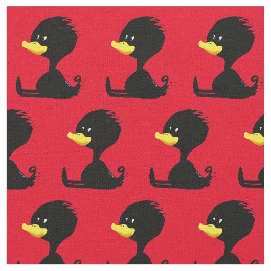 Schwarzes ducky stoff (Nahaufnahme)