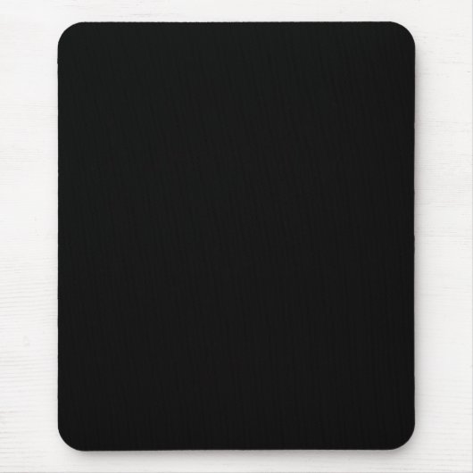 Schwarzes einfaches funktionales Elegant Mousepad (Vorne)
