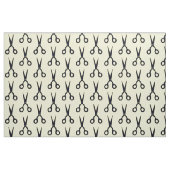 Schwarzes einfaches Haar Scissors Stoff (Fat Quarter (45,7 x 55,9 cm))