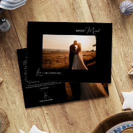 Schwarzes Einfaches Modernes Weihnachten Frohe Ver