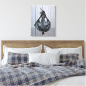 Schwarzes Einhorn Leinwanddruck (Insitu (Schlafzimmer))