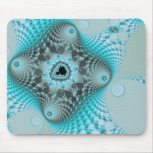 Schwarzes Eis-Mausepad Mousepad