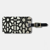 Schwarzes Eisen-Tor Gepäckanhänger (Vorderseite horizontal)