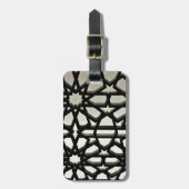 Schwarzes Eisen-Tor Gepäckanhänger (Vorderseite vertikal)