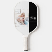 Schwarzes elegantes Mutter-Established-Add-One-Pho Pickleball Schläger (Rückseite)